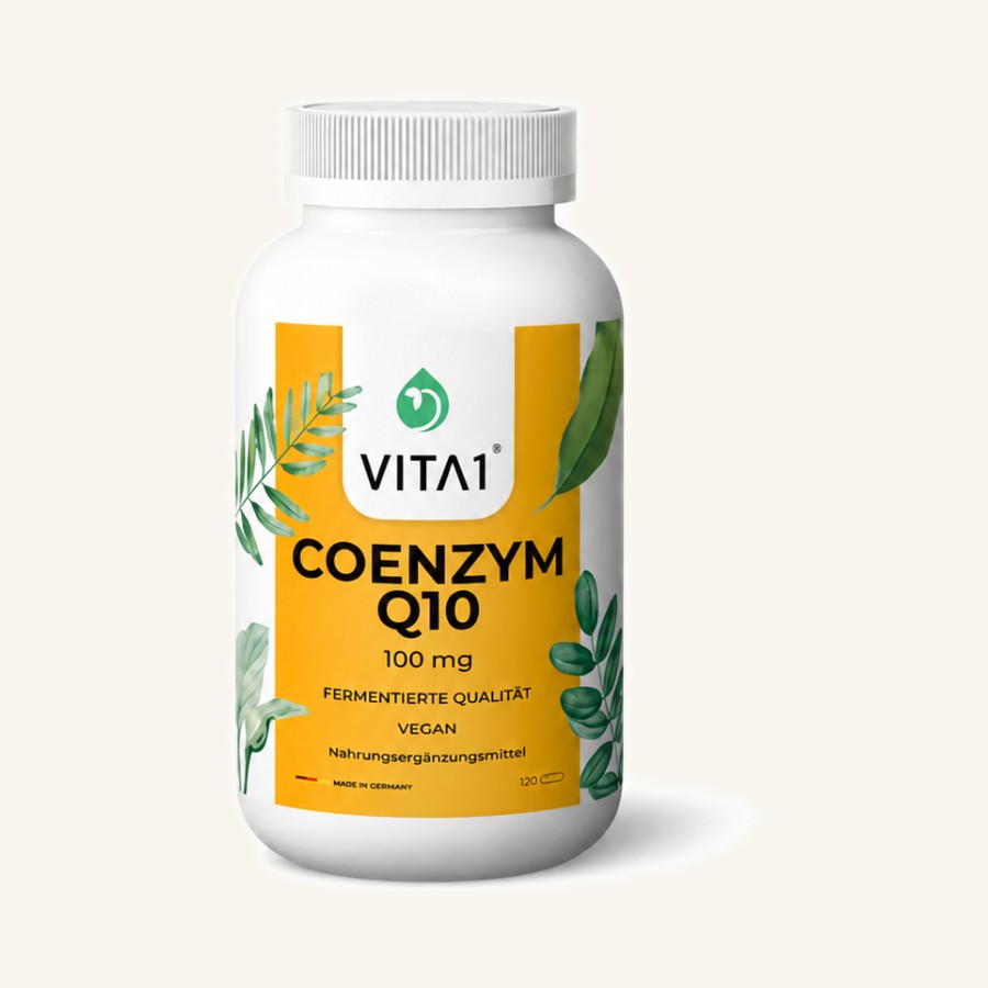 AMAN BIO CARE Coenzyme Q10 supplement bottle