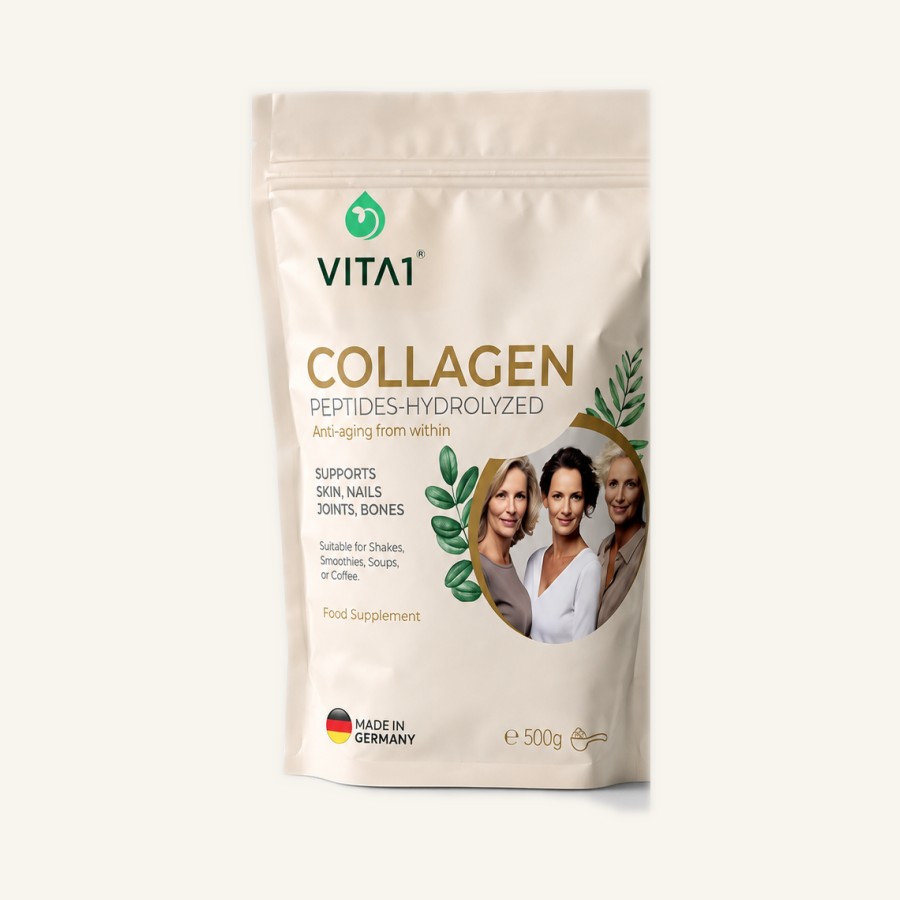 AMAN BIO CARE Collagen Peptides supplement pack — front