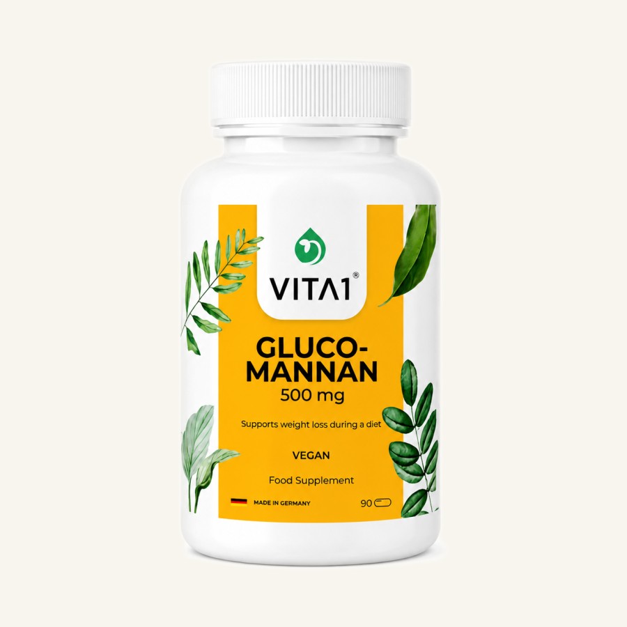 AMAN BIO CARE Glucomannan supplement bottle