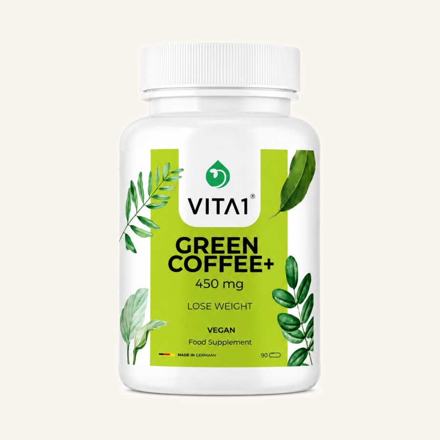 AMAN BIO CARE Green Coffee+ supplement bottle