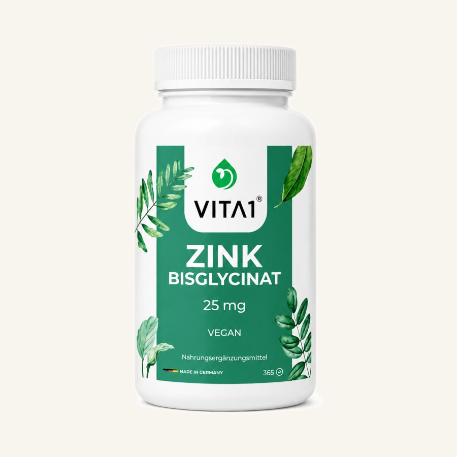 AMAN BIO CARE Zinc Bisglycinate supplement bottle